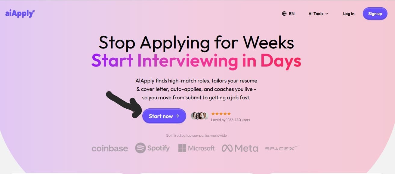 aiapply website screenshot